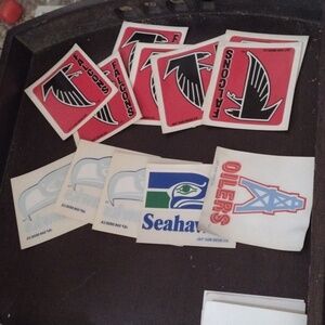 Football Cling Decal lot